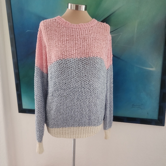 SANDRO | Colorblock Sweater - Picture 4 of 12